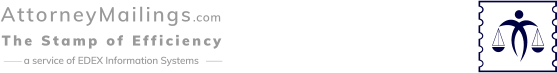 AttorneyMailings.com The Stamp of Efficiency a service of EDEX Information Systems